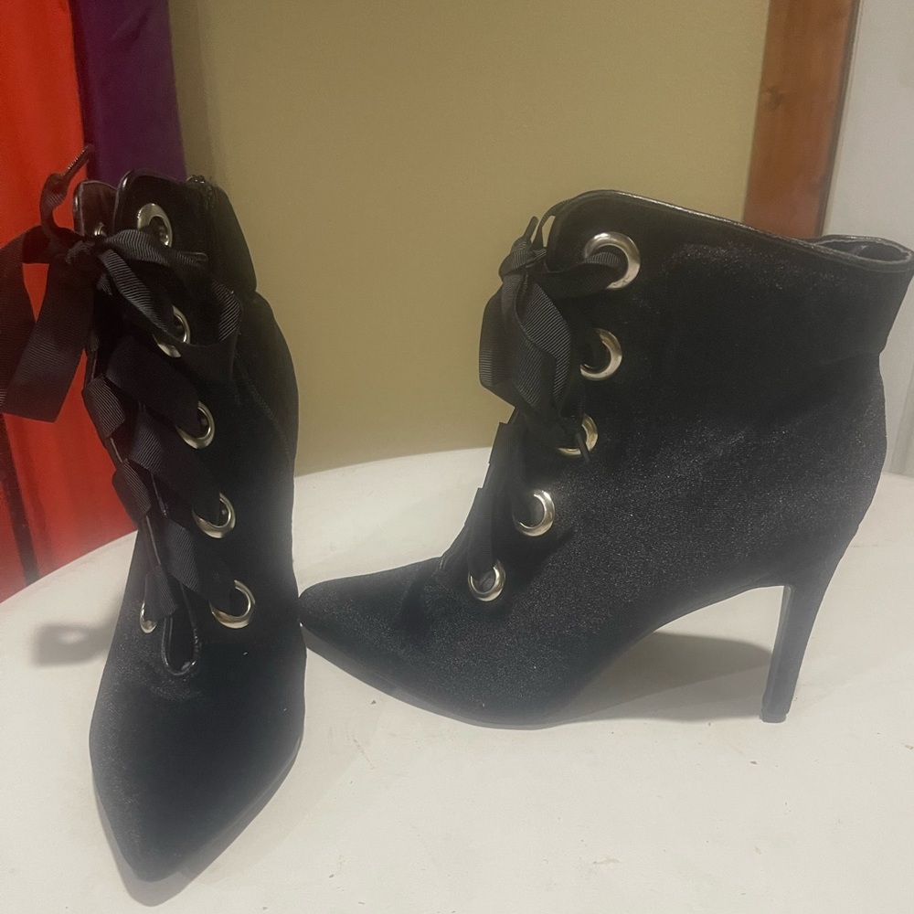 Velvet Bootie